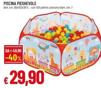 Famila PISCINA PIEGHEVOLE offerta
