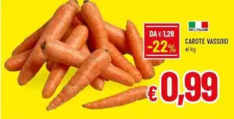 Famila CAROTE VASSOIO offerta
