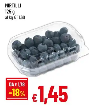 Famila MIRTILLI 125 g offerta