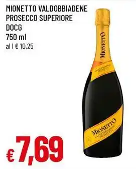 Famila MIONETTO VALDOBBIADENE PROSECCO SUPERIORE DOCG offerta