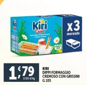 Deco Supermercati KIRI DIPPI FORMAGGIO CREMOSO CON GRISSINI offerta