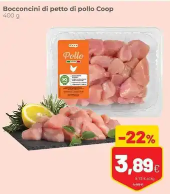 Coop Bocconcini di petto di pollo Coop 400 g offerta