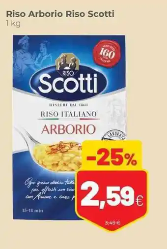 Coop Riso Arborio Riso Scotti 1 kg offerta