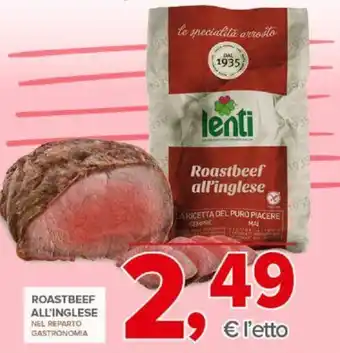 Todis ROASTBEEF ALL'INGLESE offerta