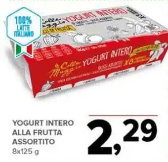 Todis YOGURT INTERO ALLA FRUTTA ASSORTITO 8 x 125 g offerta