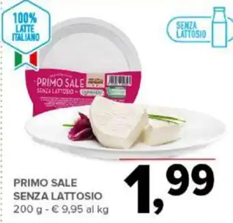 Todis PRIMO SALE SENZA LATTOSIO 200 g offerta