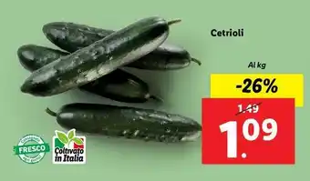 Lidl Cetrioli offerta