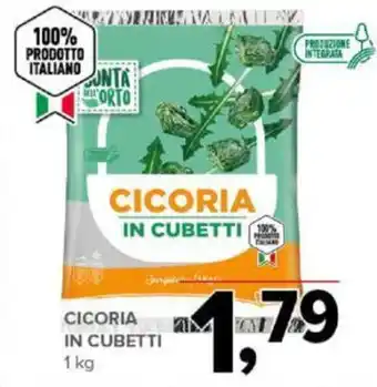 Todis CICORIA IN CUBETTI 1 kg offerta