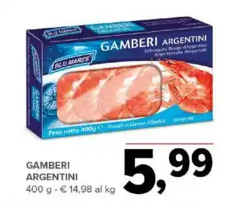 Todis GAMBERI ARGENTINI 400 GAMBER offerta