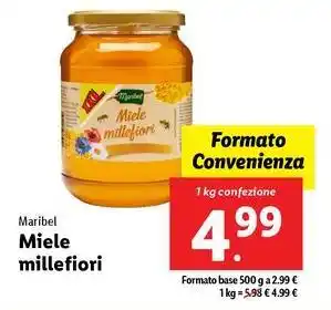 Lidl Maribel Miele millefiori 1 kg confezione offerta