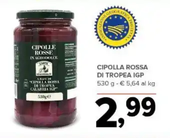 Todis CIPOLLA ROSSA DI TROPEA IGP 530 g offerta