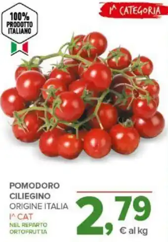 Todis POMODORO CILIEGINO ORIGINE ITALIA offerta