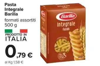 Carrefour Iper Barilla Pasta Integrale 500g offerta