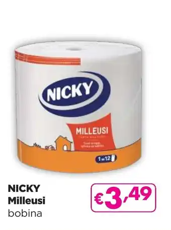 La Saponeria NICKY Milleusi bobina offerta