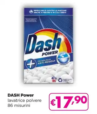 La Saponeria DASH Power lavatrice polvere 86 misurini offerta