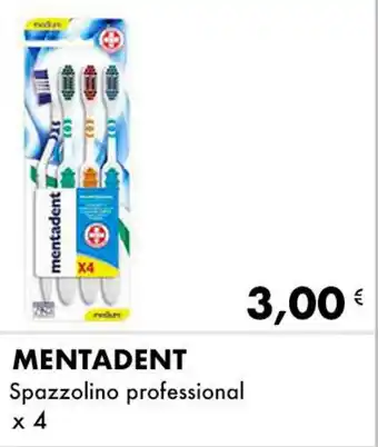 Iper Tosano MENTADENT Spazzolino professional x 4 offerta