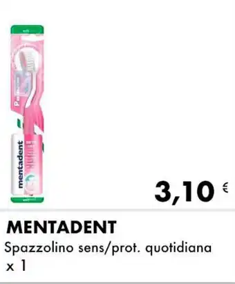 Iper Tosano MENTADENT Spazzolino sens/prot. quotidiana x 1 offerta