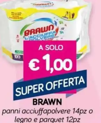 Il Tulipano BRAWN panni acciuffapolvere 14pz o legno e parquet 12pz offerta