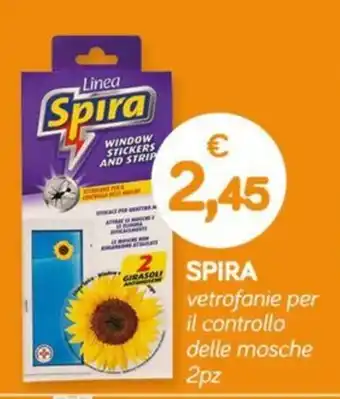 SPIRA vetrofanie per il controllo delle mosche 2pz