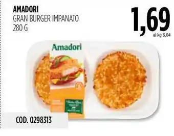 Carico Cash & Carry AMADORI GRAN BURGER IMPANATO offerta
