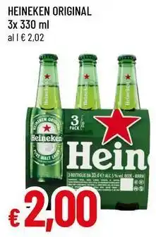 Famila Superstore HEINEKEN ORIGINAL 3x 330 ml offerta