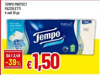 Famila Superstore TEMPO PROTECT FAZZOLETTI offerta