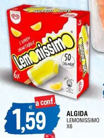 Gruppo La Tirrenica ALGIDA LEMONISSIMO X6 offerta