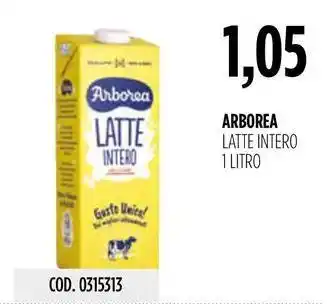 Carico Cash & Carry ARBOREA LATTE INTERO 1 LITRO offerta