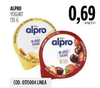 Carico Cash & Carry ALPRO YOGURT 135 G offerta