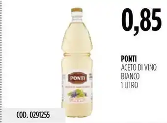 Carico Cash & Carry PONTI ACETO DI VINO BIANCO 1 LITRO offerta