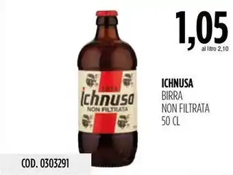 Carico Cash & Carry ICHNUSA BIRRA NON FILTRATA 50 CL offerta