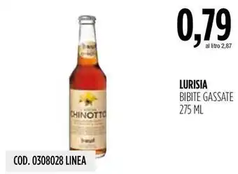 Carico Cash & Carry LURISIA BIBITE GASSATE 275 ML offerta