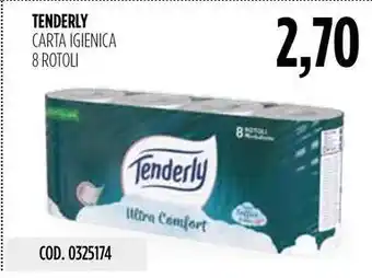 Carico Cash & Carry TENDERLY CARTA IGIENICA 8 ROTOLI offerta