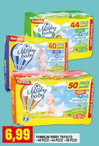 Risparmio Casa PANNOLINI MORBY TRIPACCO offerta