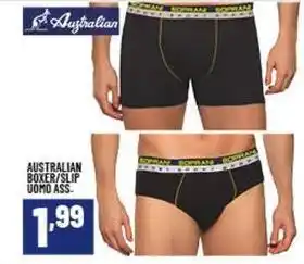 Risparmio Casa AUSTRALIAN BOXER/SLIP UOMO ASS offerta