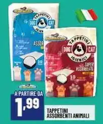 Risparmio Casa TAPPETINI ASSORBENTI ANIMALI offerta