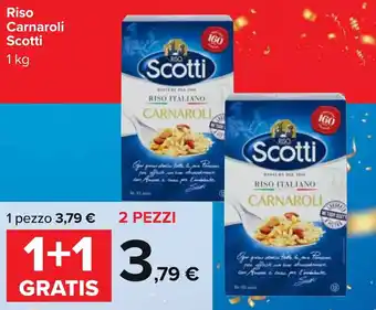 Carrefour Iper Scotti Riso Carnaroli 1kg offerta
