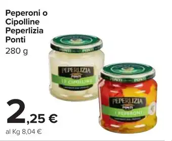 Ponti Peperoni o Cipolline Peperlizia 280g