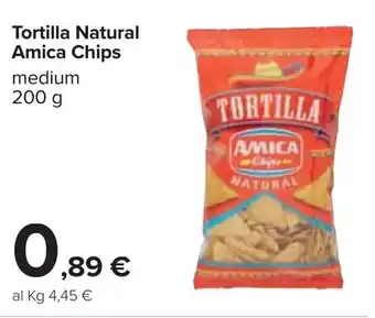 Carrefour Iper Amica Chips Tortilla Natural 200g offerta