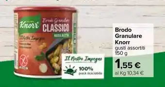 Carrefour Iper Knorr Brodo Granulare 150g offerta