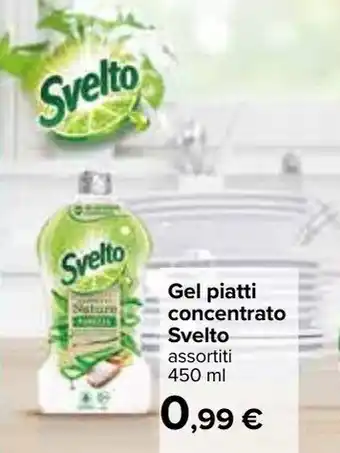 Carrefour Iper Svelto Gel piatti concentrato 450ml offerta