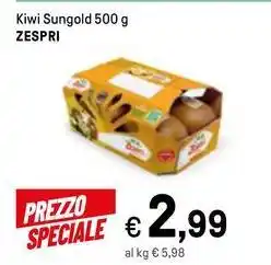 Iper La Grande Kiwi Sungold 500 g ZESPRI offerta