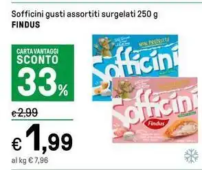 Iper La Grande Sofficini gusti assortiti surgelati 250 g FINDUS offerta