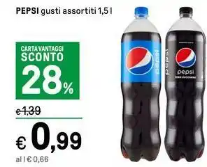 Iper La Grande PEPSI gusti assortiti 1,5 l offerta