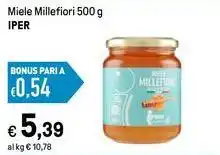 Iper La Grande Miele Millefiori 500 g IPER offerta