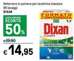 Iper La Grande Detersivo in polvere per lavatrice classico 95 lavaggi DIXAN offerta