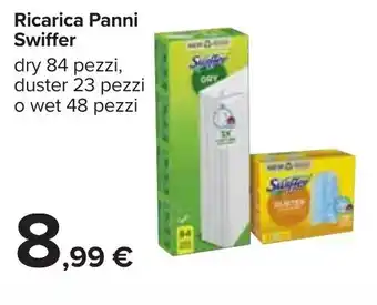 Carrefour Iper Swiffer Ricarica Panni 84, 23, 48 pezzi offerta