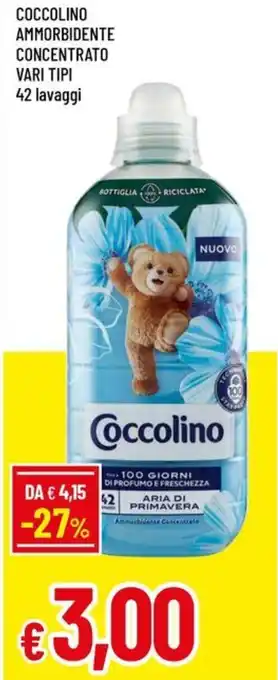 A&O COCCOLINO AMMORBIDENTE CONCENTRATO VARI TIPI 42 lavaggi offerta