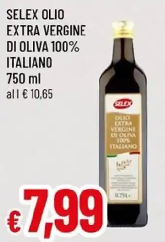 A&O SELEX OLIO EXTRA VERGINE DI OLIVA 100% ITALIANO 750 ml offerta