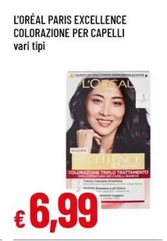 A&O L'ORÉAL PARIS EXCELLENCE COLORAZIONE PER CAPELLI vari tipi offerta